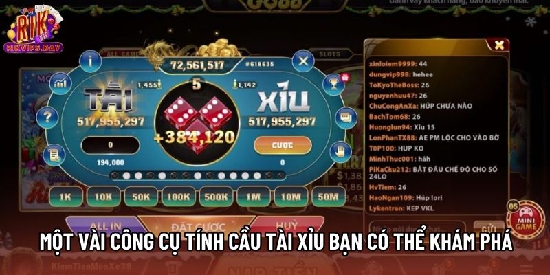 Một vài công cụ tính cầu Tài Xỉu bạn có thể khám phá